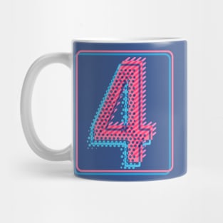 My lucky number Four 4 Mug